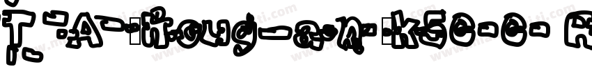 TA-hougan_k500 Regul字体转换